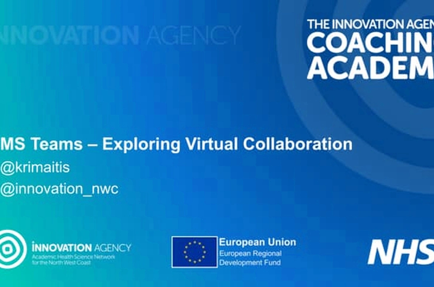 Virtual collaboration coaching session